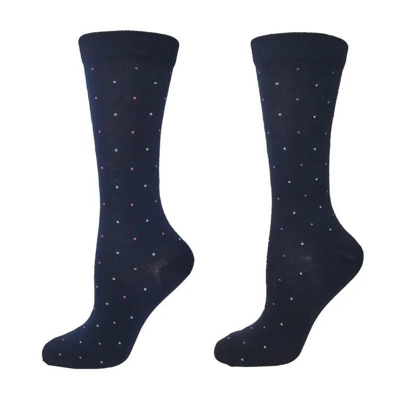 Bamboo Dress "Square Dot" Diabetic Socks by Wellness - Medium sold by Great Sox