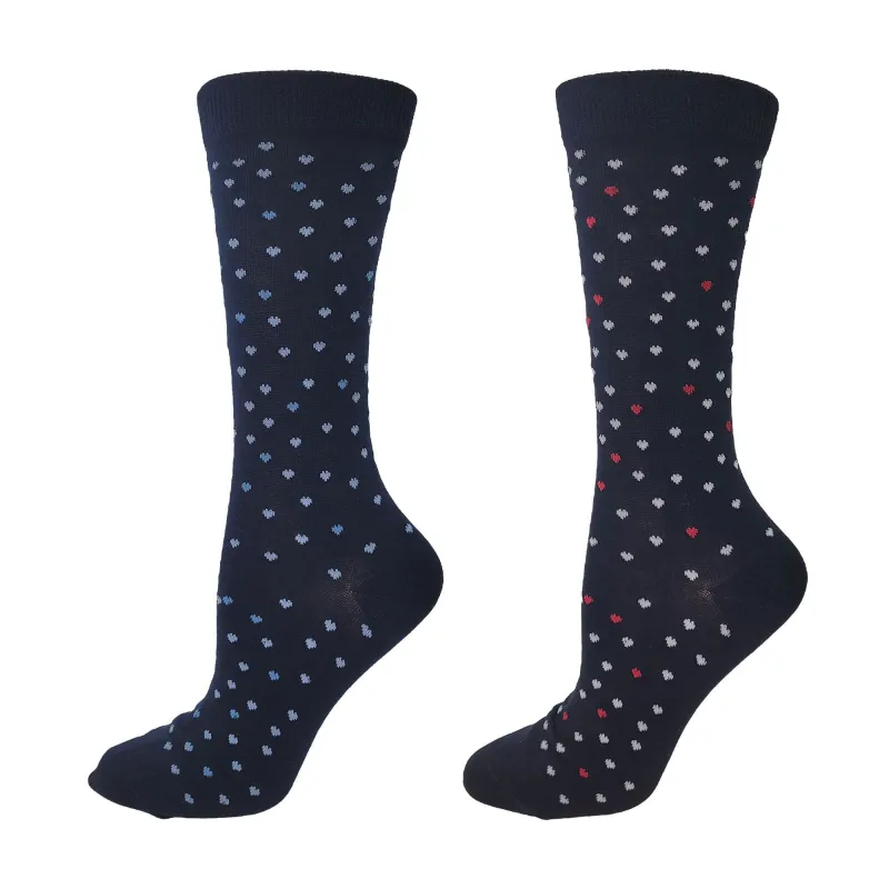 Bamboo Dress "Mini Hearts" Diabetic Socks by Wellness - Medium sold by Great Sox