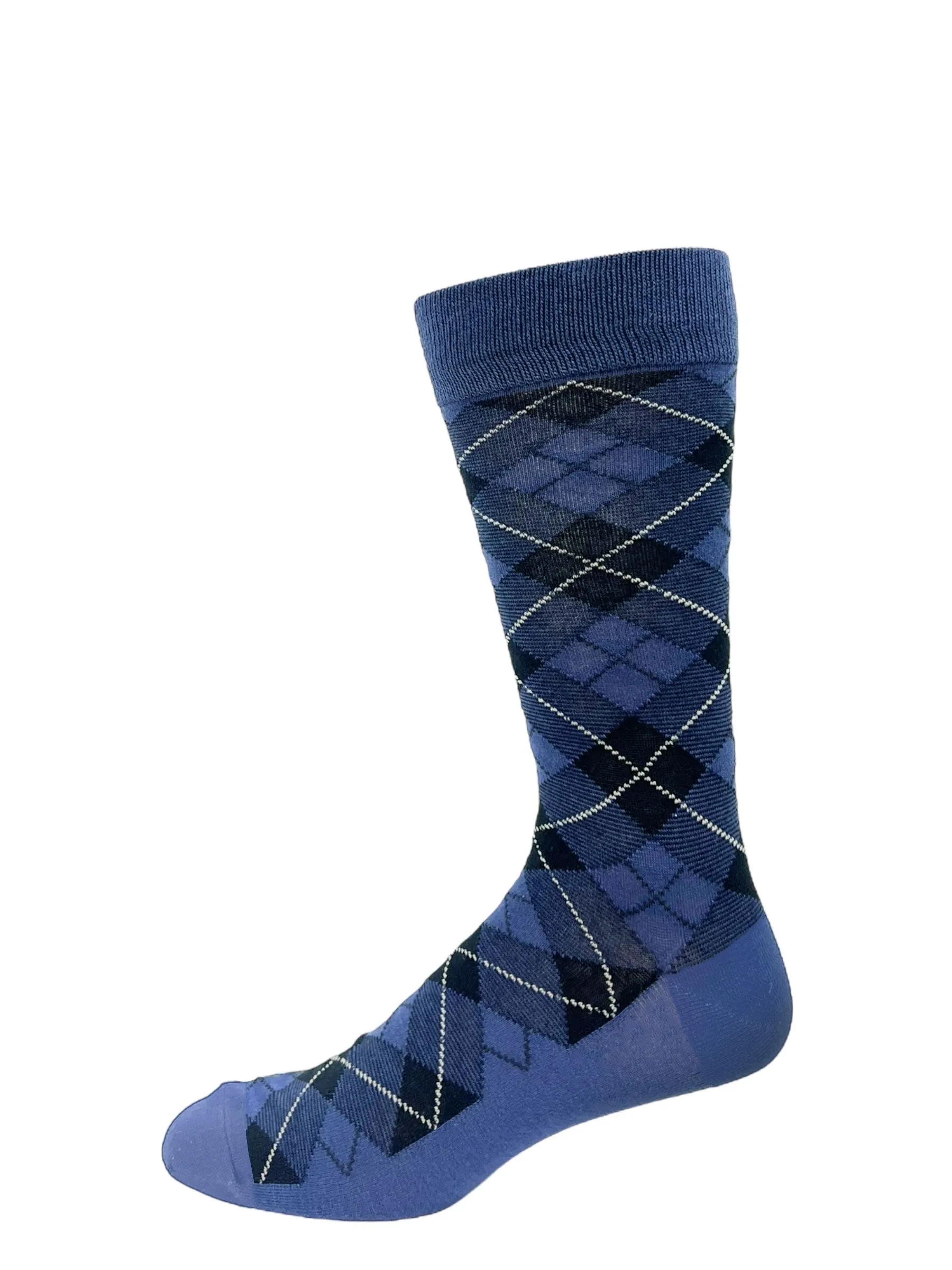 "Plaid" Bamboo Socks by Key - Large sold by Great Sox