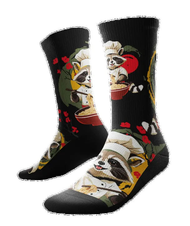 "Chef Roku" Performance Crew Running Socks by Outway sold by Great Sox