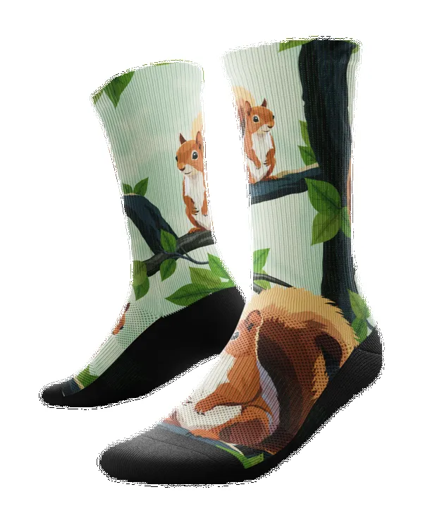 "Chestnut" Performance Crew Running Socks by Outway sold by Great Sox
