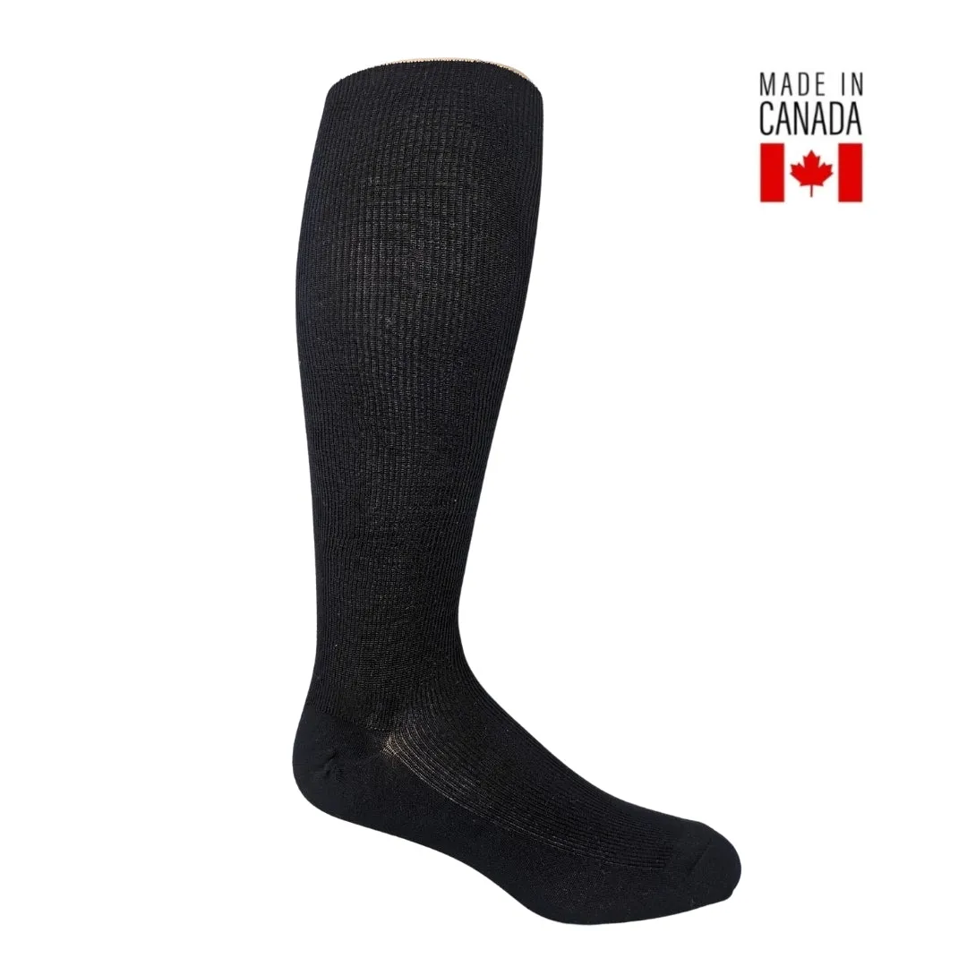 Vagden Cotton Knee High Graduated Compression Socks (12-16mmHg) -- 2 PAIRS sold by Great Sox