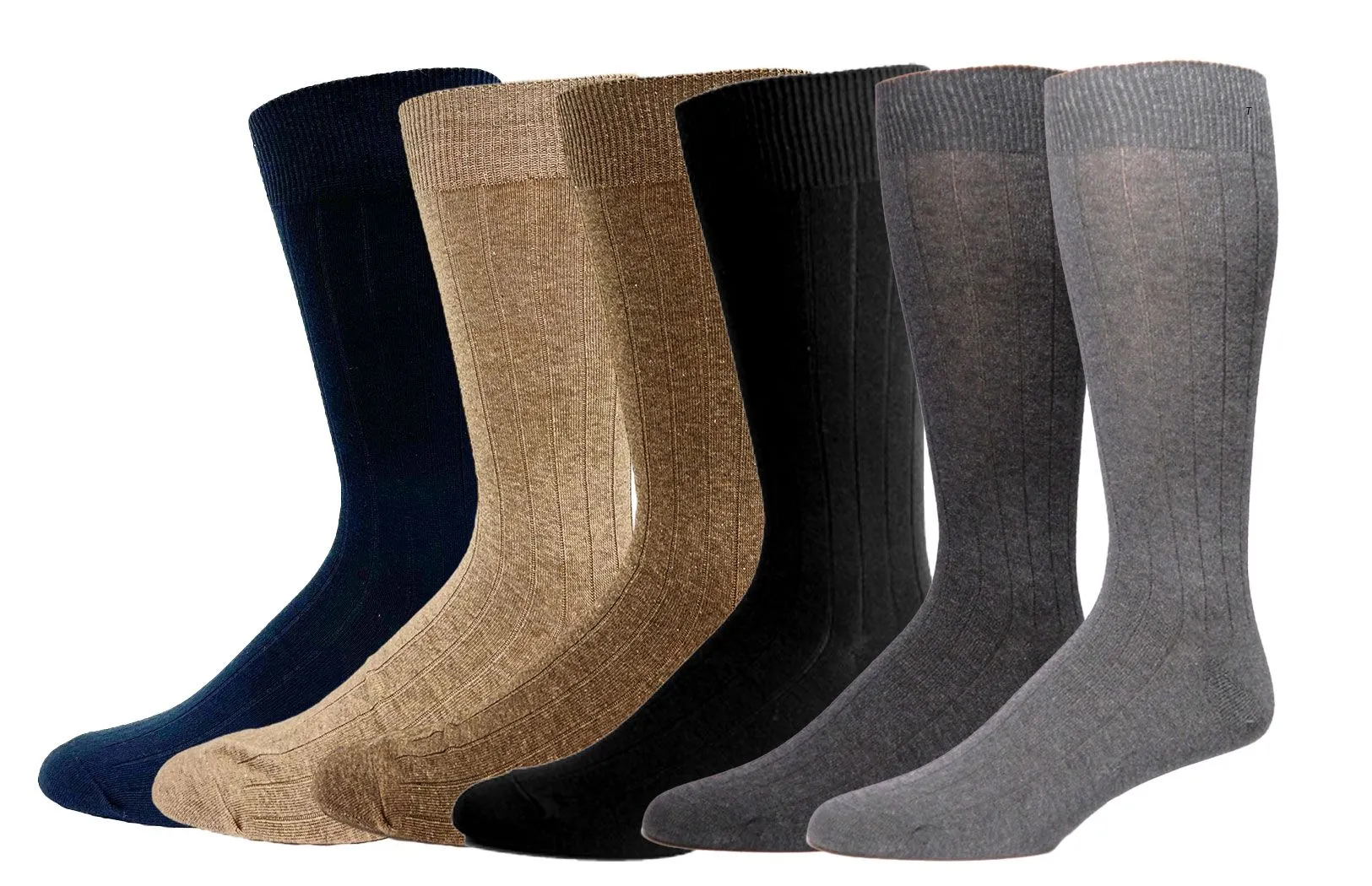 Vagden Men's Combed Cotton Ribbed Dress Sock (1 pair) sold by Great Sox
