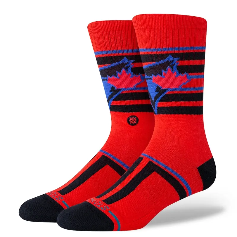 Stance x MLB Blue Jays TS Crew - Red made by Stance