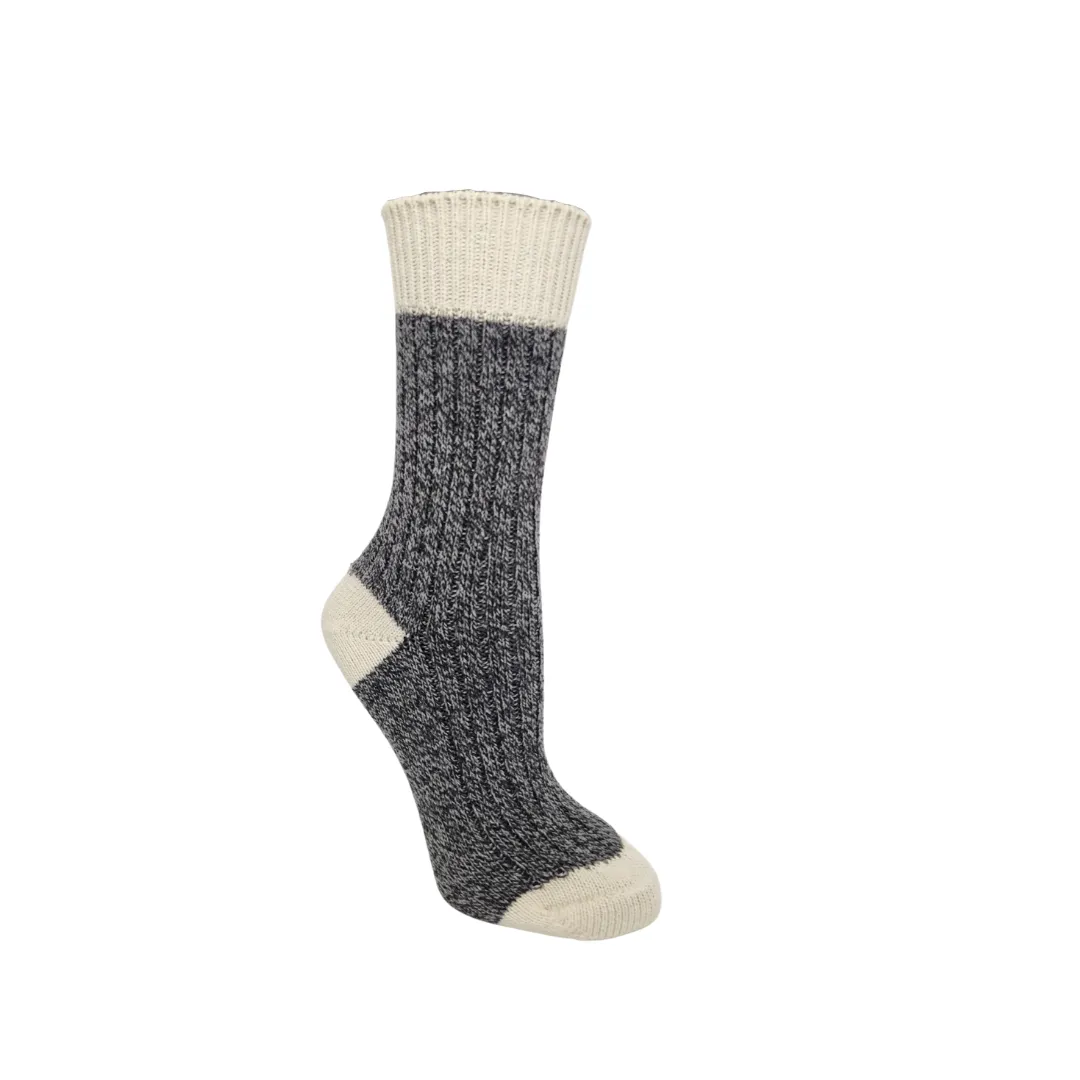 2 PAIR - J.B. Field's Women's "Dark Heather" Cotton Socks (CLEARANCE) sold by Great Sox product image thumbnail 4