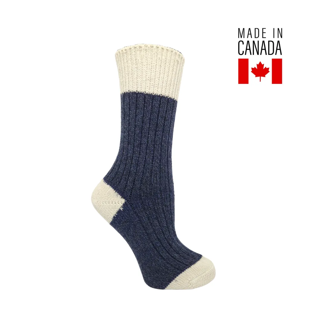 2 PAIR - J.B. Field's Women's "Dark Heather" Cotton Socks (CLEARANCE) sold by Great Sox