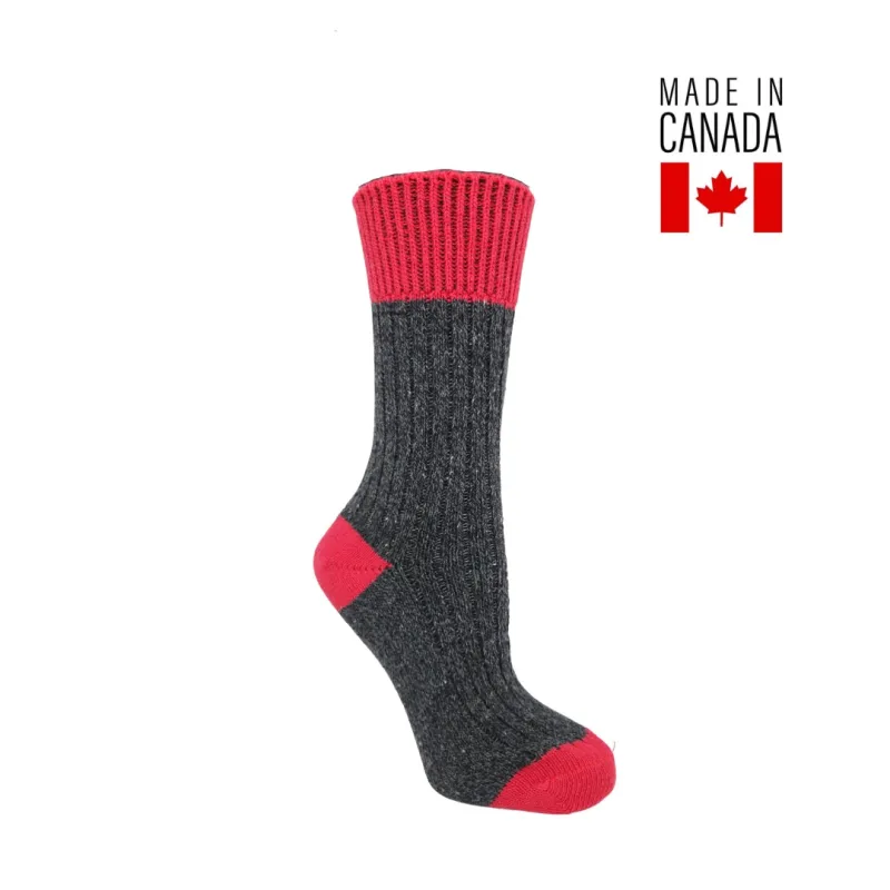 2 PAIR - J.B. Field's Women's "Oxford Grey" Cotton Socks (CLEARANCE) sold by Great Sox