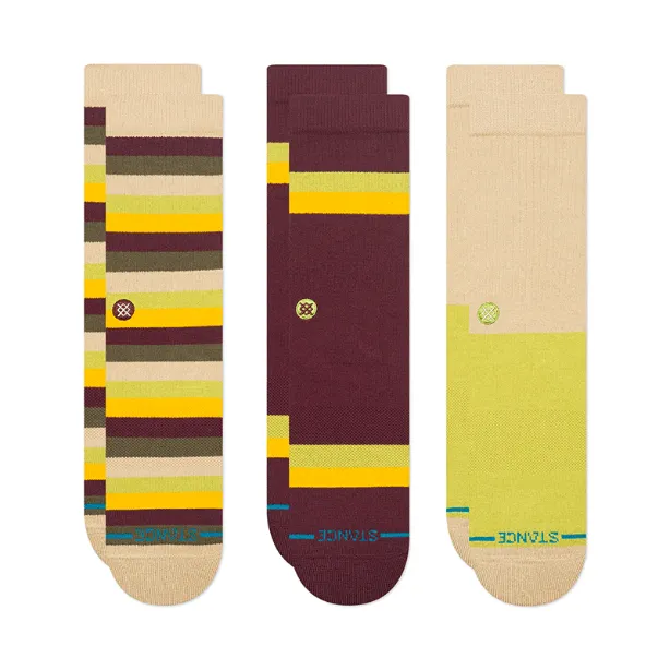 Stance "Upstate Crew" Combed Cotton Blend Socks 3 Pack sold by Great Sox