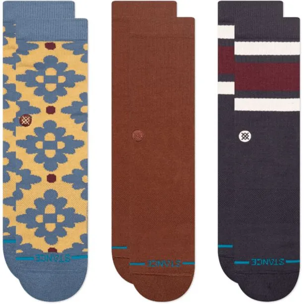 Stance "Ceramic Crew 3 Pack" Casual Combed Cotton Blend Socks sold by Great Sox