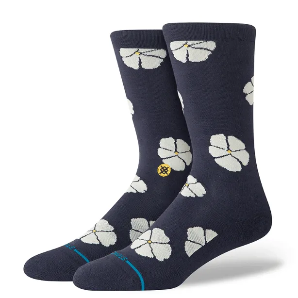 Stance "Floral Crew" Combed Cotton Blend Socks sold by Great Sox