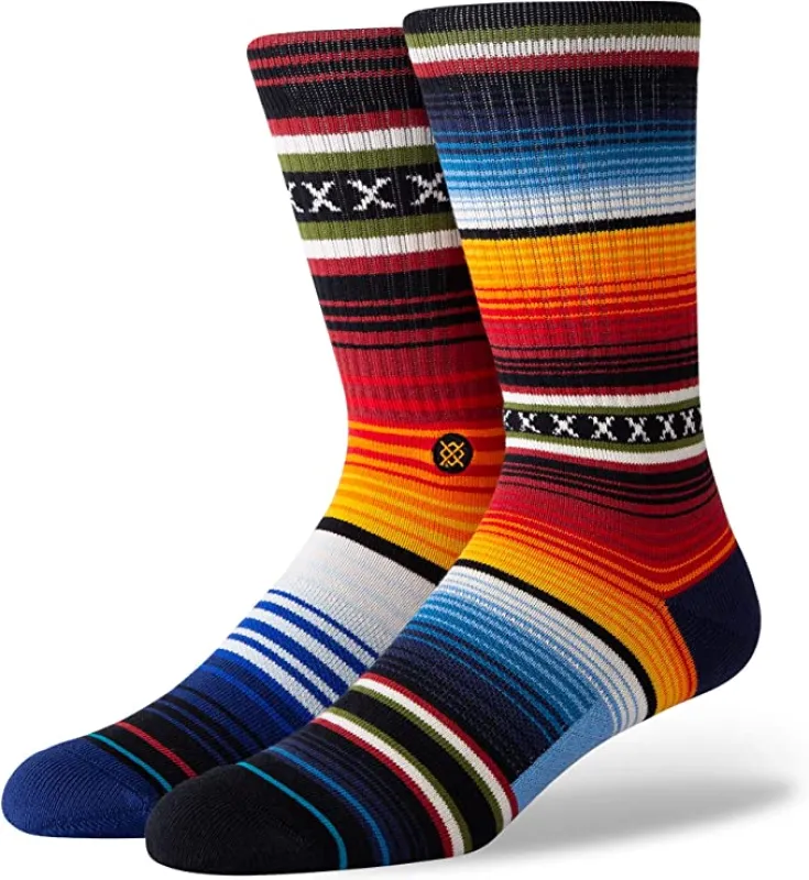 Stance "Curren ST" Striped Combed Cotton Blend Socks sold by Great Sox