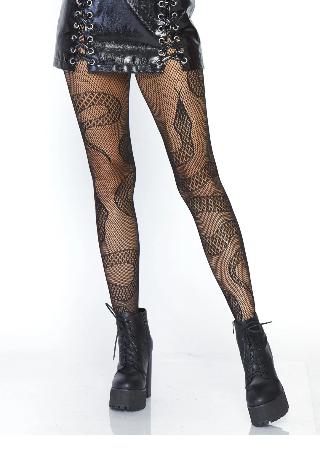 Snake Net Fishnet Tights from Leg Avenue sold by Great Sox product image thumbnail 3