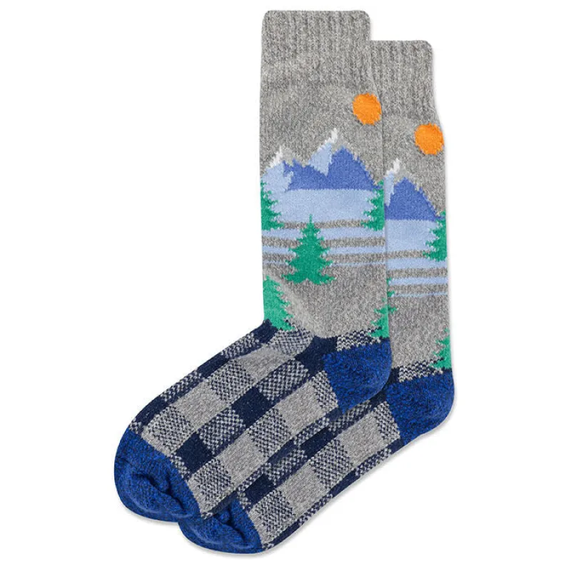 "Mountain" Polyester Boot Socks by Hot Sox - Large - SALE sold by Great Sox