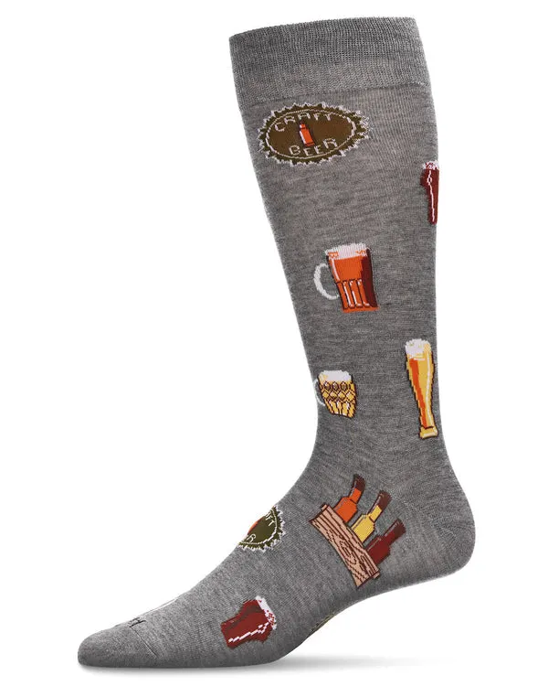 "Craft Beer" Crew Bamboo Socks by Me Moí sold by Great Sox product image thumbnail 2