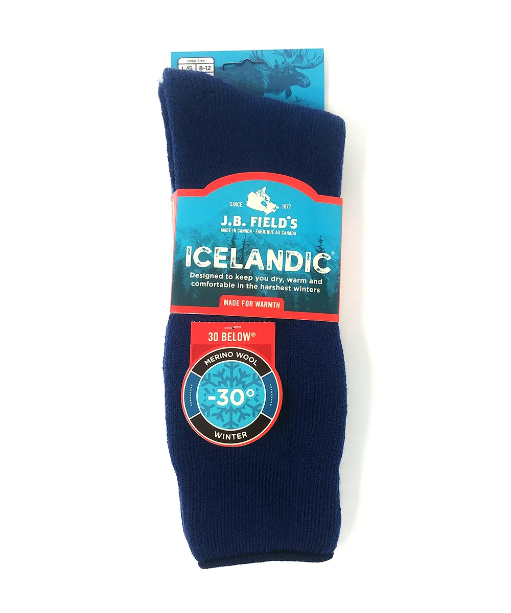 J.B. Field's Icelandic "30 Below Classic" 70% Merino Wool Thermal Sock (DOORCRASHER) - XL sold by Great Sox product image thumbnail 2