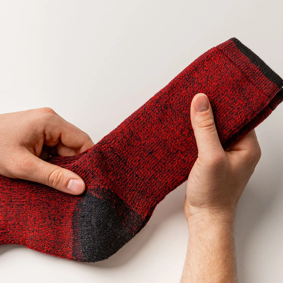 J.B. Field's Hiking "Power Trekker" Merino/Cotton Boot Socks (DOORCRASHER) - LARGE sold by Great Sox product image thumbnail 5