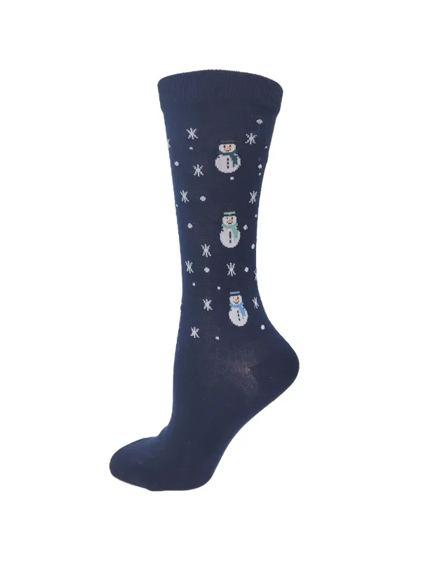 Bamboo Dress "Snowmans" Diabetic Socks by Wellness - Medium sold by Great Sox
