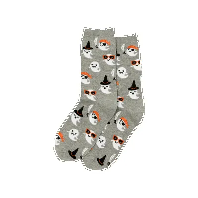 "Costume Ghosts" Cotton Crew Socks by Hot Sox sold by Great Sox product image thumbnail 3