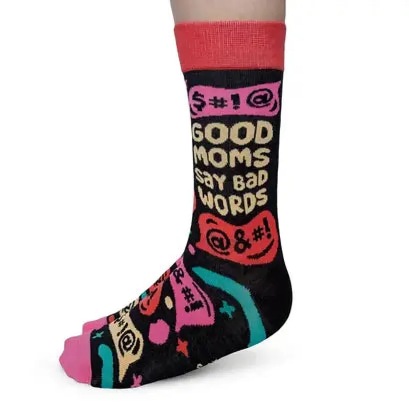 "Good Moms" Socks by Uptown Sox - Medium sold by Great Sox
