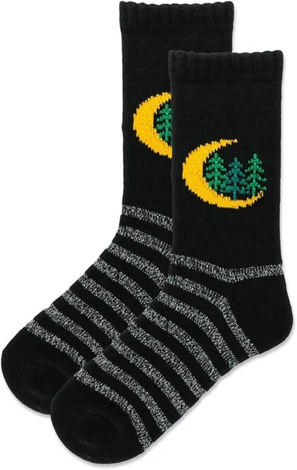 "Moon" Cotton Crew Boot Socks by Hot Sox sold by Great Sox
