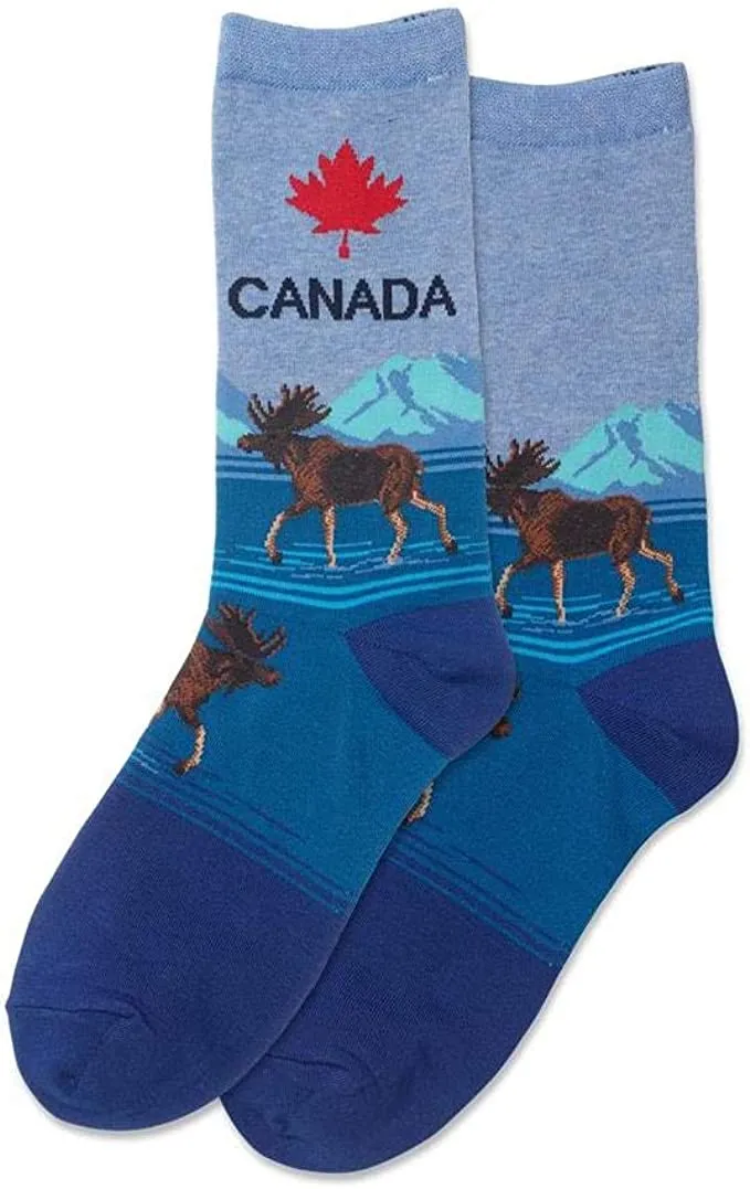 "Canada Moose" Crew Socks by Hot Sox sold by Great Sox product image thumbnail 2