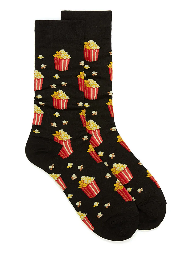 "Popcorn" Cotton Crew Socks by Hot Sox sold by Great Sox product image thumbnail 2