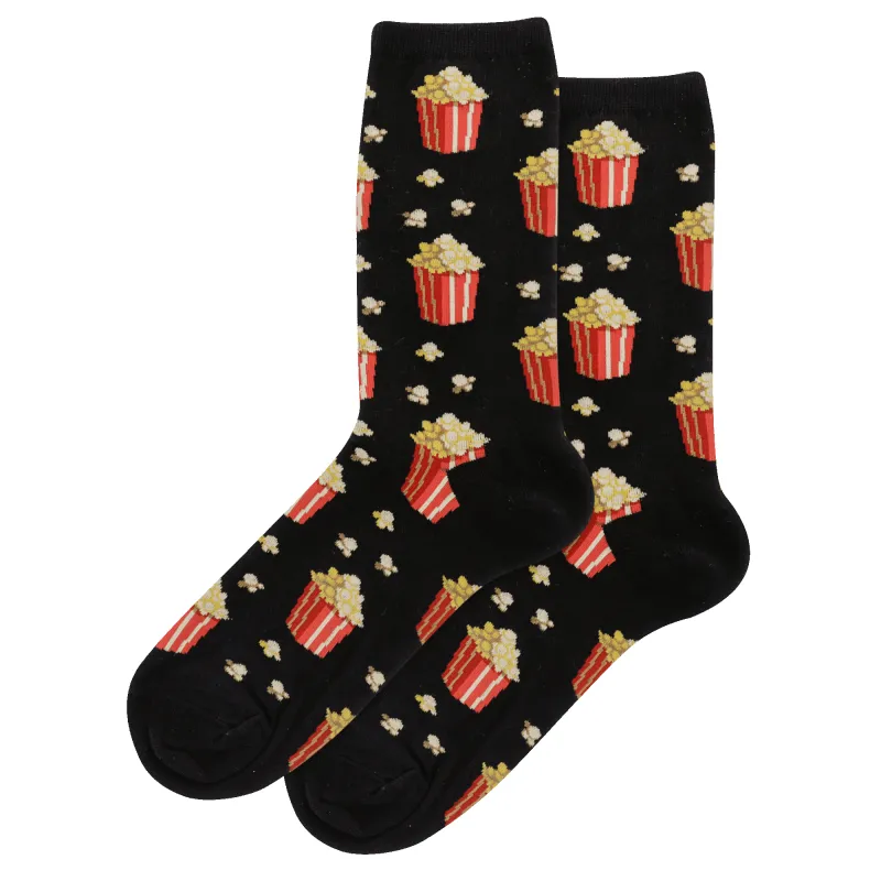 "Popcorn" Cotton Crew Socks by Hot Sox sold by Great Sox