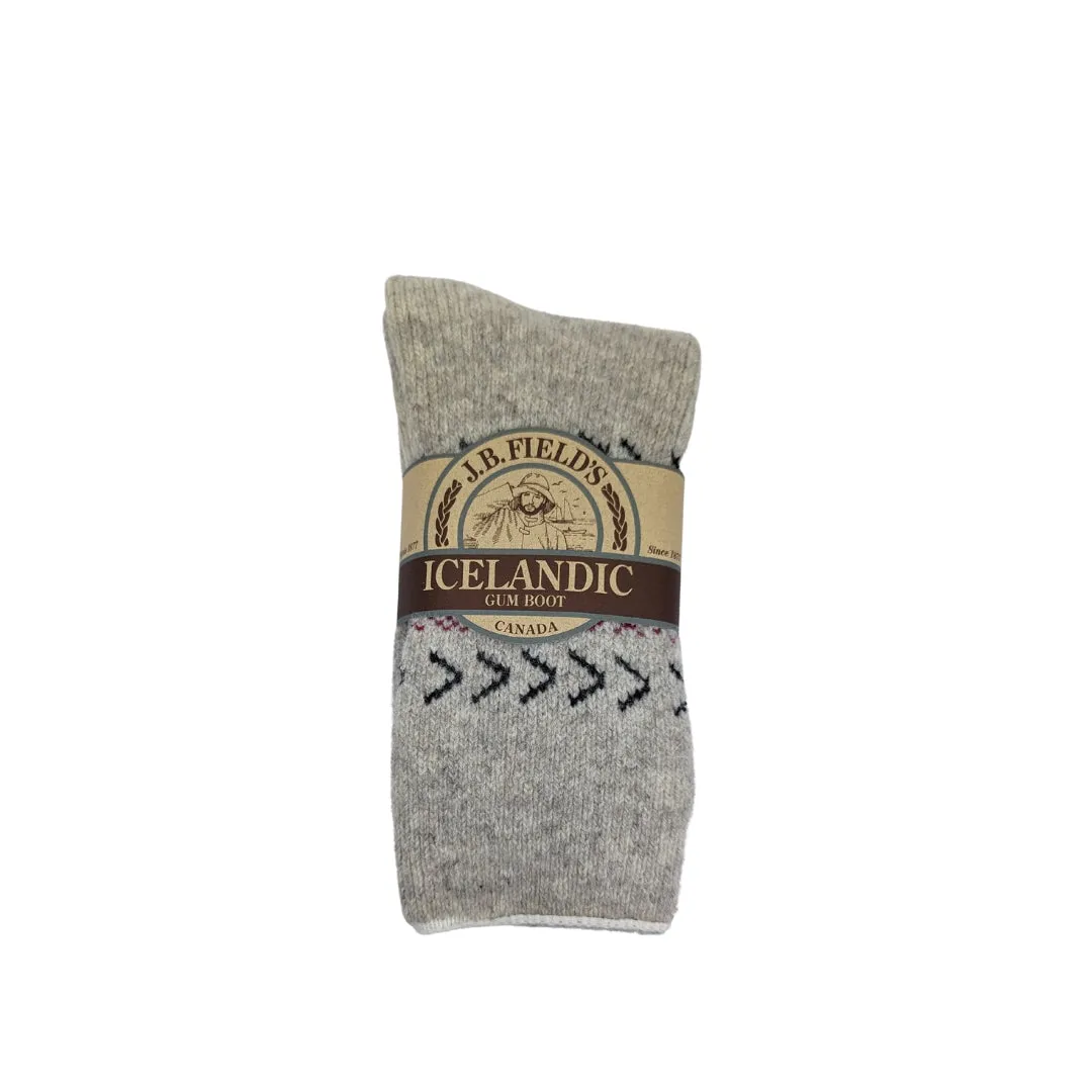 2 PAIR - J.B. Field's Women's 40 Below "Snowflake Pattern" Wool Thermal Winter Sock (SLIGHTLY IMPERFECT) sold by Great Sox product image thumbnail 3