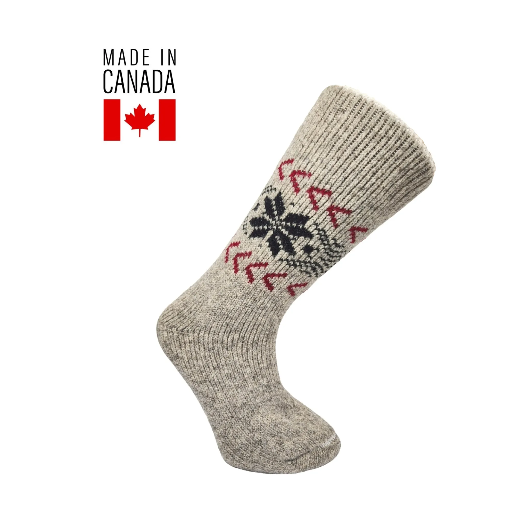 2 PAIR - J.B. Field's Women's 40 Below "Snowflake Pattern" Wool Thermal Winter Sock (SLIGHTLY IMPERFECT) sold by Great Sox product image thumbnail 2