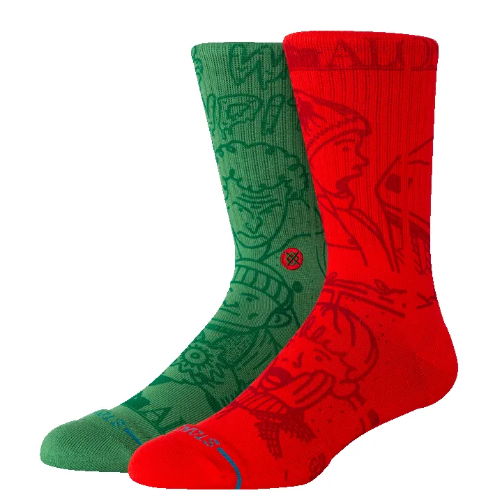 Home Alone x Stance "Home Alone" Combed Cotton Blend Crew Socks sold by Great Sox