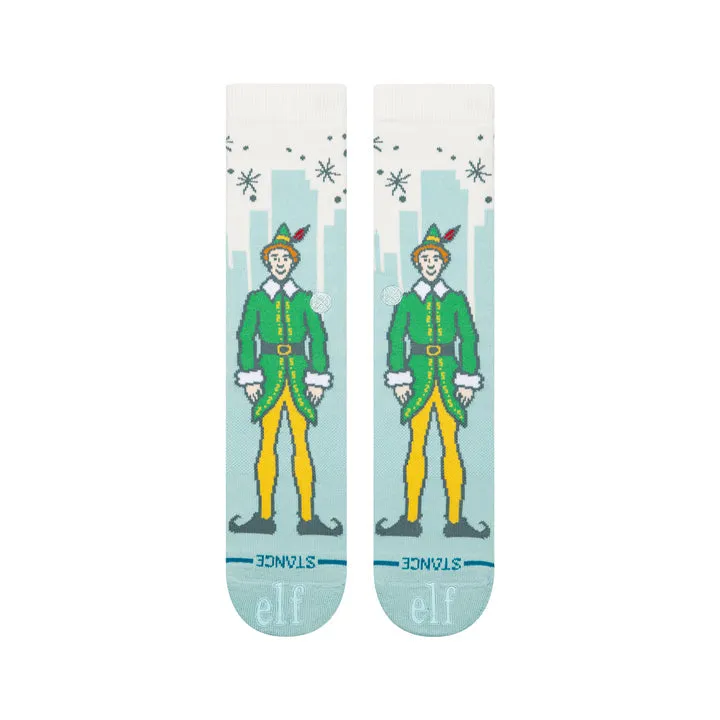 Elf x Stance "Big City Elf" Combed Cotton Blend Crew Socks sold by Great Sox product image thumbnail 2