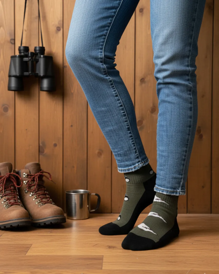 "Bird & Bird Watching" 70% Merino Wool Socks by Friday Sox Co - Medium sold by Great Sox product image thumbnail 2