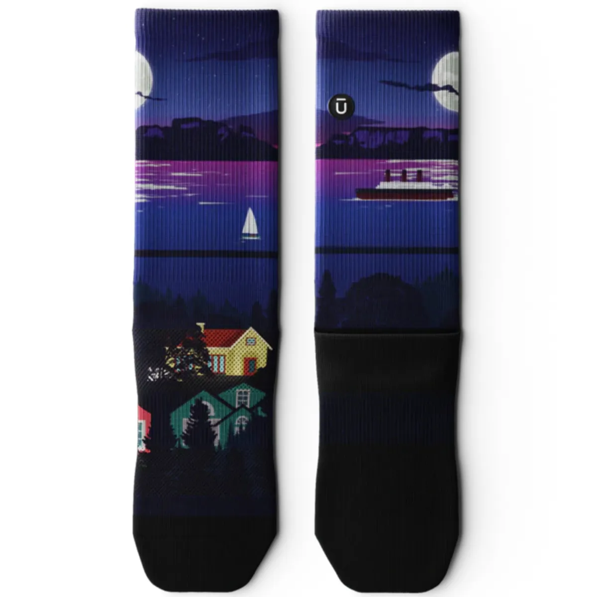 "Thunder Bay" Performance Crew Running Socks by Outway sold by Great Sox product image thumbnail 2