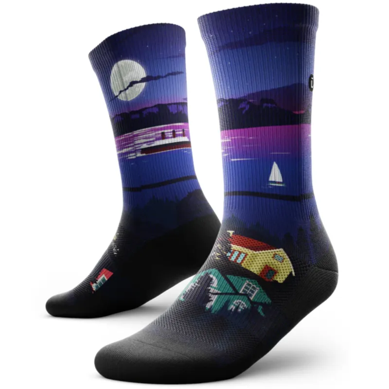 "Thunder Bay" Performance Crew Running Socks by Outway sold by Great Sox