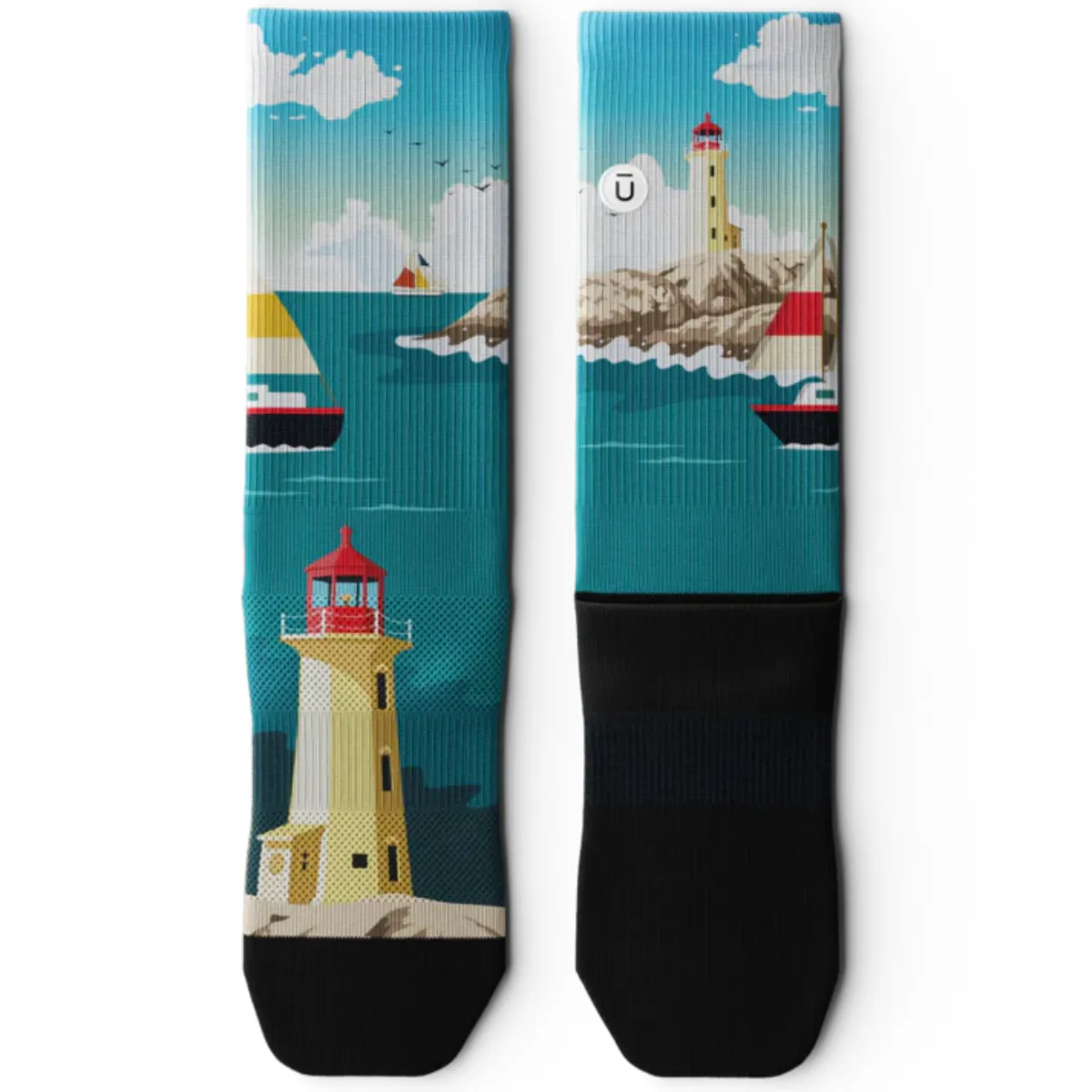 "Peggy's Cove" Performance Crew Running Socks by Outway sold by Great Sox product image thumbnail 2
