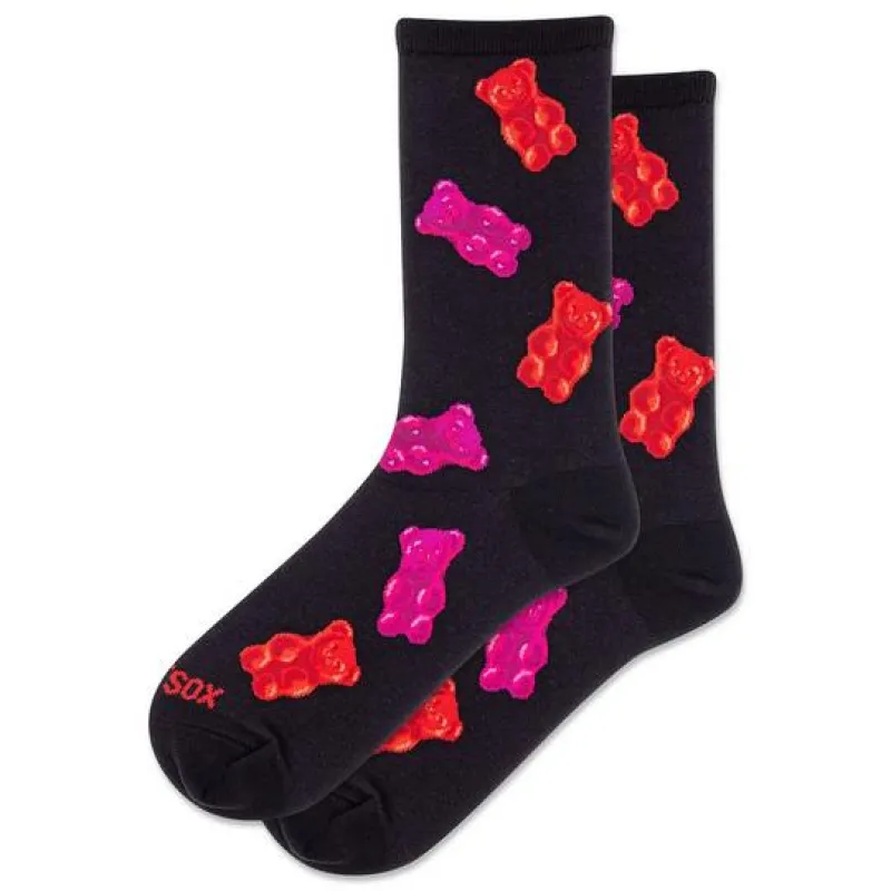 "Gummy Bears" Crew Socks by Hot Sox - Medium sold by Great Sox