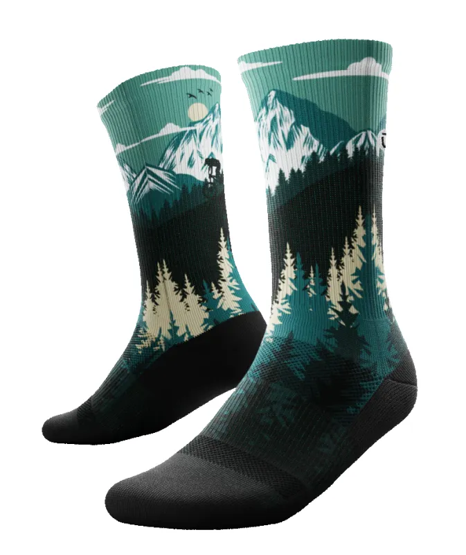 "Free Ride" Performance Crew Running Socks by Outway sold by Great Sox