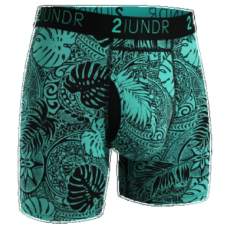 2UNDR Swing Shift 6" Boxer Brief - Samoa (POS ONLY) sold by Great Sox