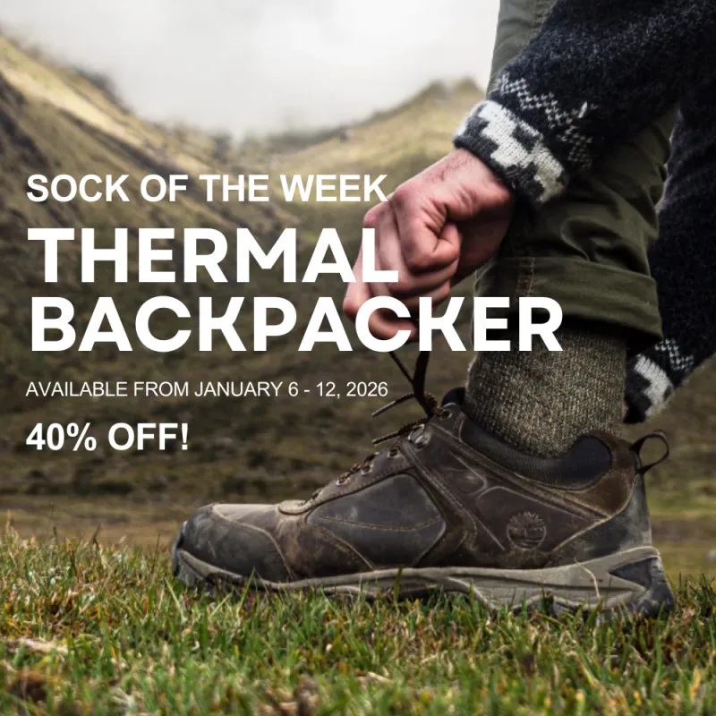 J.B. Field's "Thermal Backpacker" Acrylic & Merino Boot Sock (CLEARANCE) sold by Great Sox