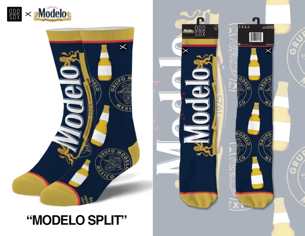 "Modelo" Combed Cotton Crew Socks by ODD Sox - mens sold by Great Sox