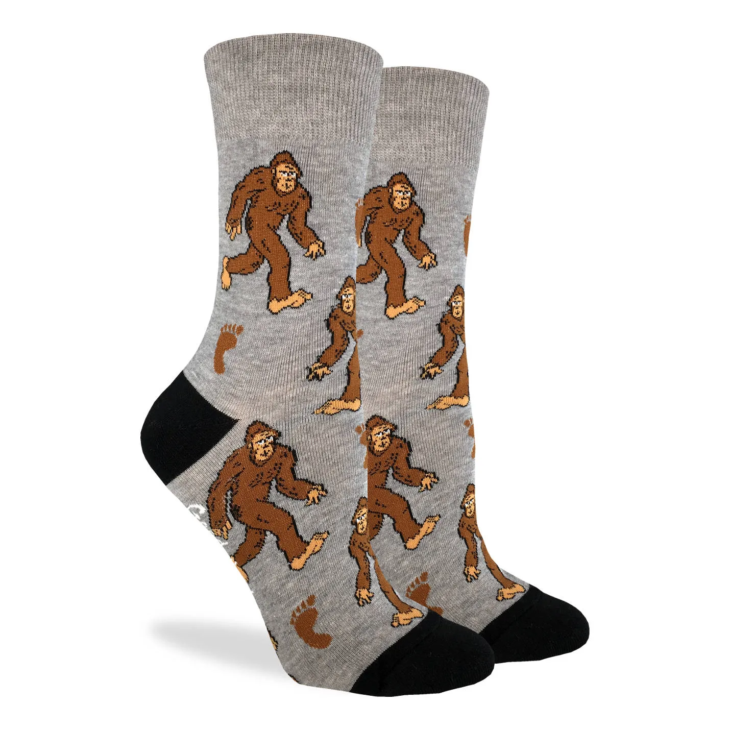 "Bigfoot" Cotton Crew Socks by Good Luck Sock sold by Great Sox product image thumbnail 2