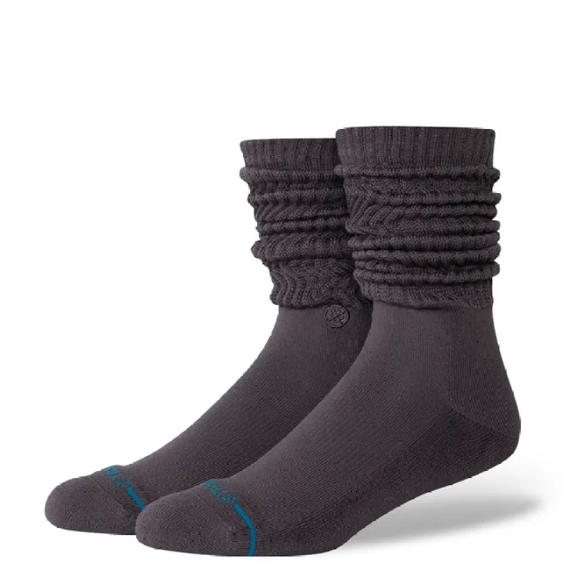 "Icon Slouch" Combed Cotton Blend Crew Socks by Stance made by Stance
