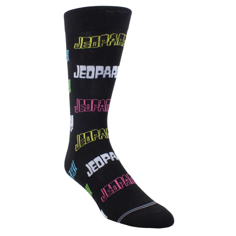 "Jeopardy" Crew Socks by Perris - Large made by Great Sox