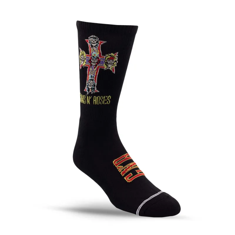 Perri's "Guns N' Roses Appetite for Destruction"  Crew Socks - Large sold by Great Sox