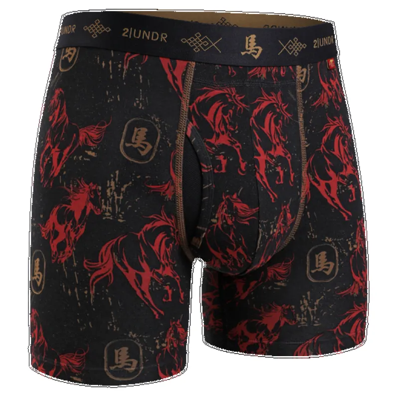 2UNDR Day Shift 6" Boxer Brief - Horseplay made by Great Sox