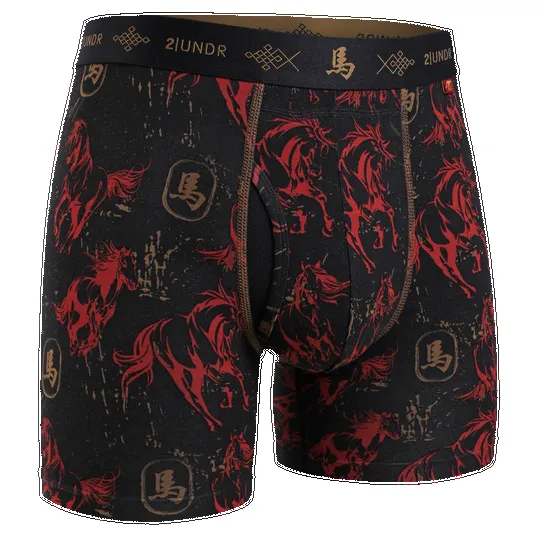 2UNDR Day Shift 6" Boxer Brief - Horseplay sold by Great Sox