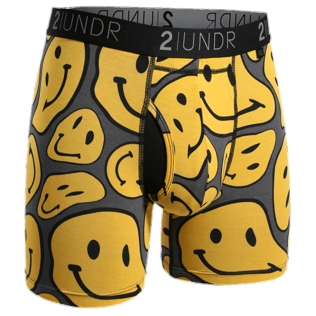 2UNDR Day Shift 6" Boxer Brief - Smiley- CLEARANCE sold by Great Sox