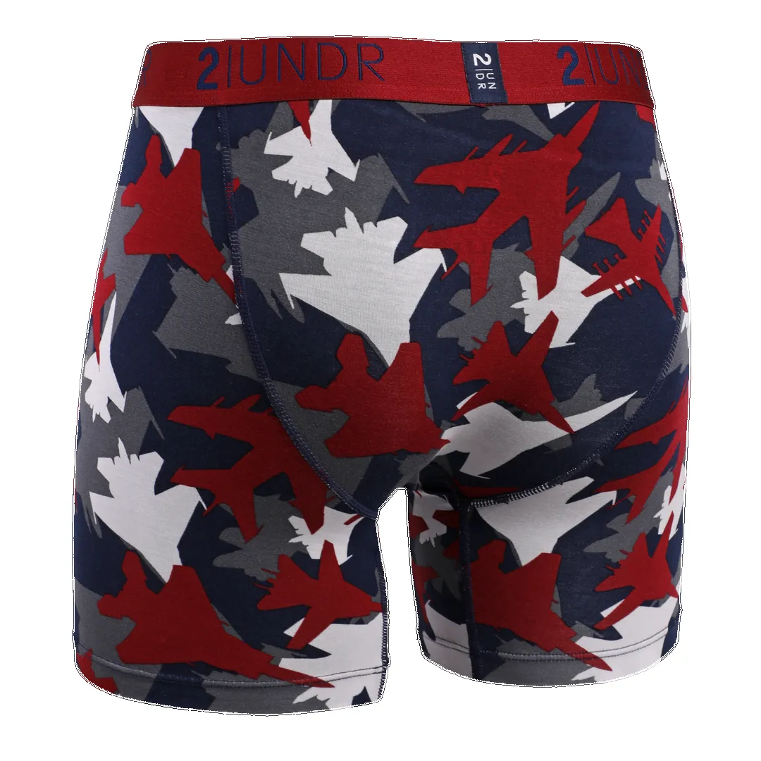 2UNDR Day Shift 6" Boxer Brief - Top Gun- CLEARANCE sold by Great Sox product image thumbnail 2