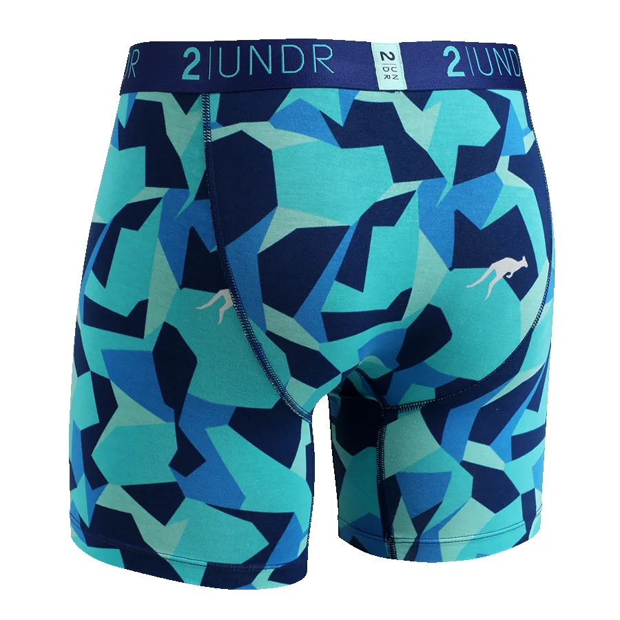 2UNDR Swing Shift 6" Boxer Brief - Water Camo-CLEARANCE sold by Great Sox product image thumbnail 2