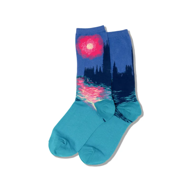 "Parliament at Sunset" Cotton Crew Socks by Hot Sox made by Hot Sox
